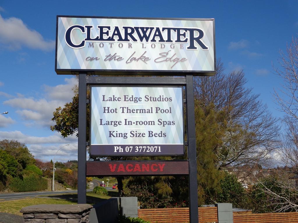 אגם טאופו Clearwater Motor Lodge מראה חיצוני תמונה